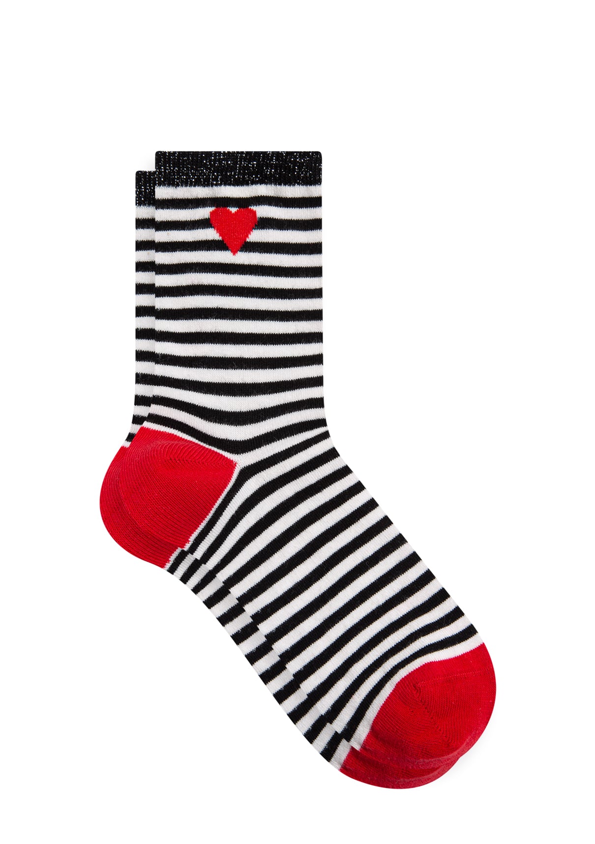  Mavi Siyah Soket Çorabı 1911388-900