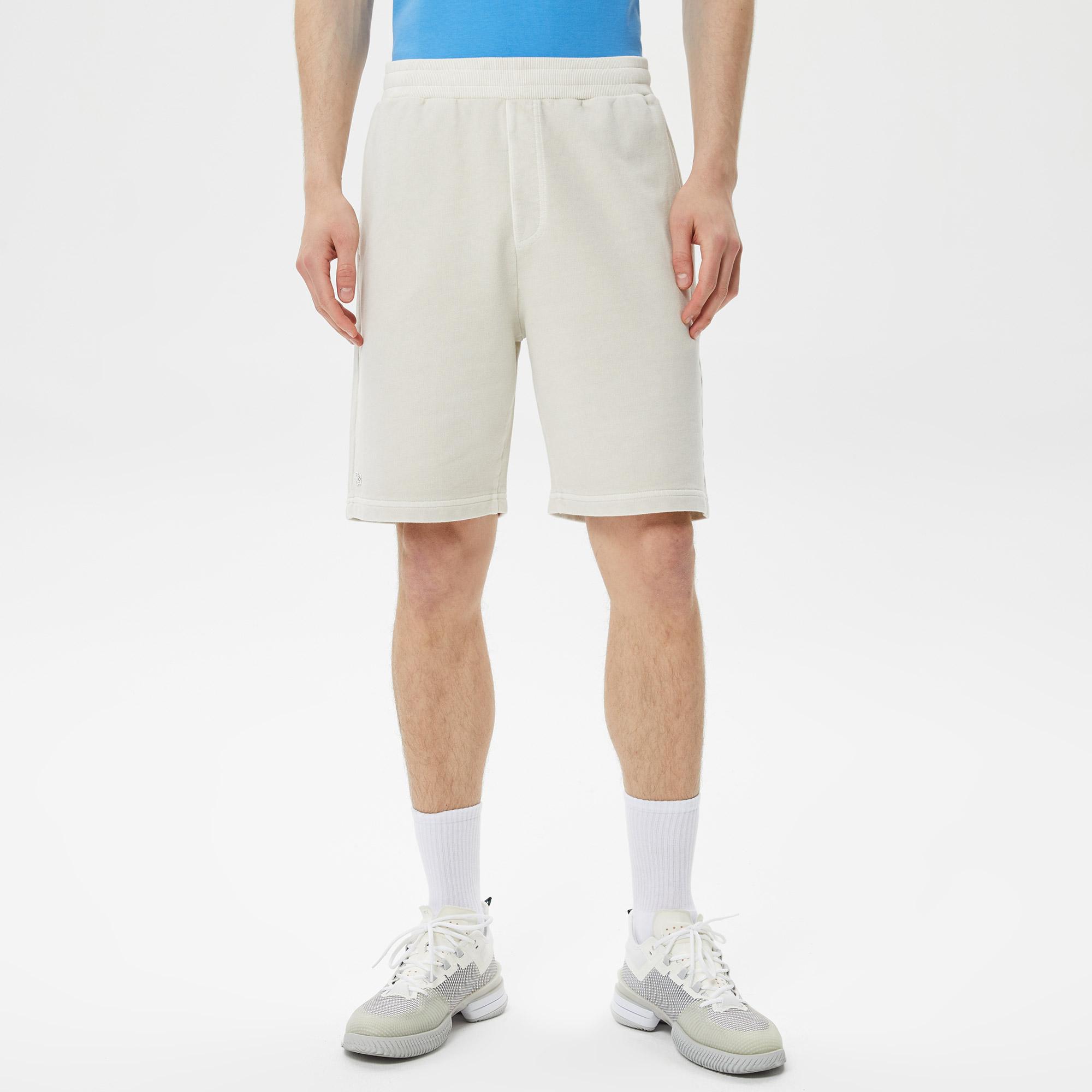 Erkek Regular Fit Organik Pamuk Bej Şort