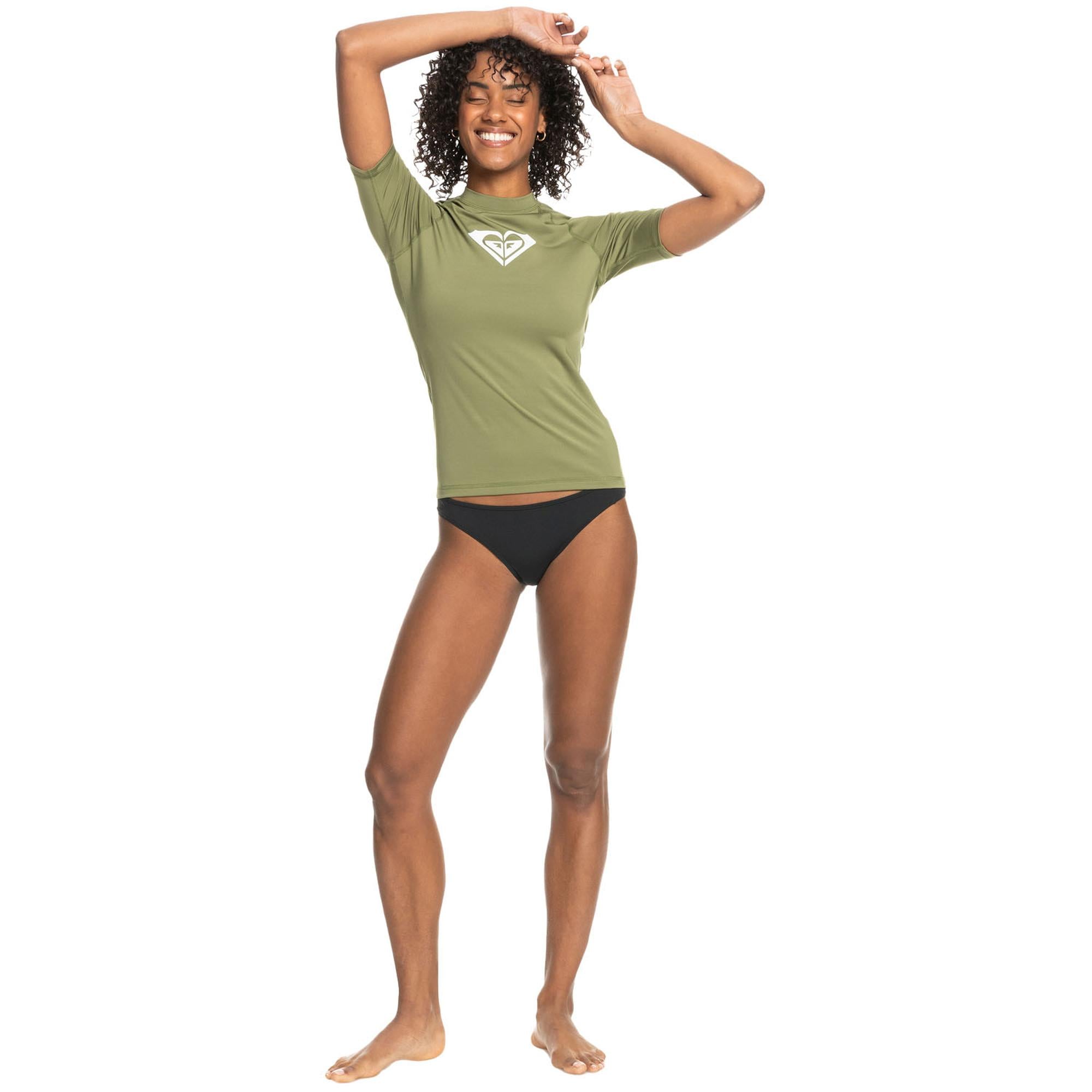 Roxy Kadın Lycra Whole Hearted LS Yeşil