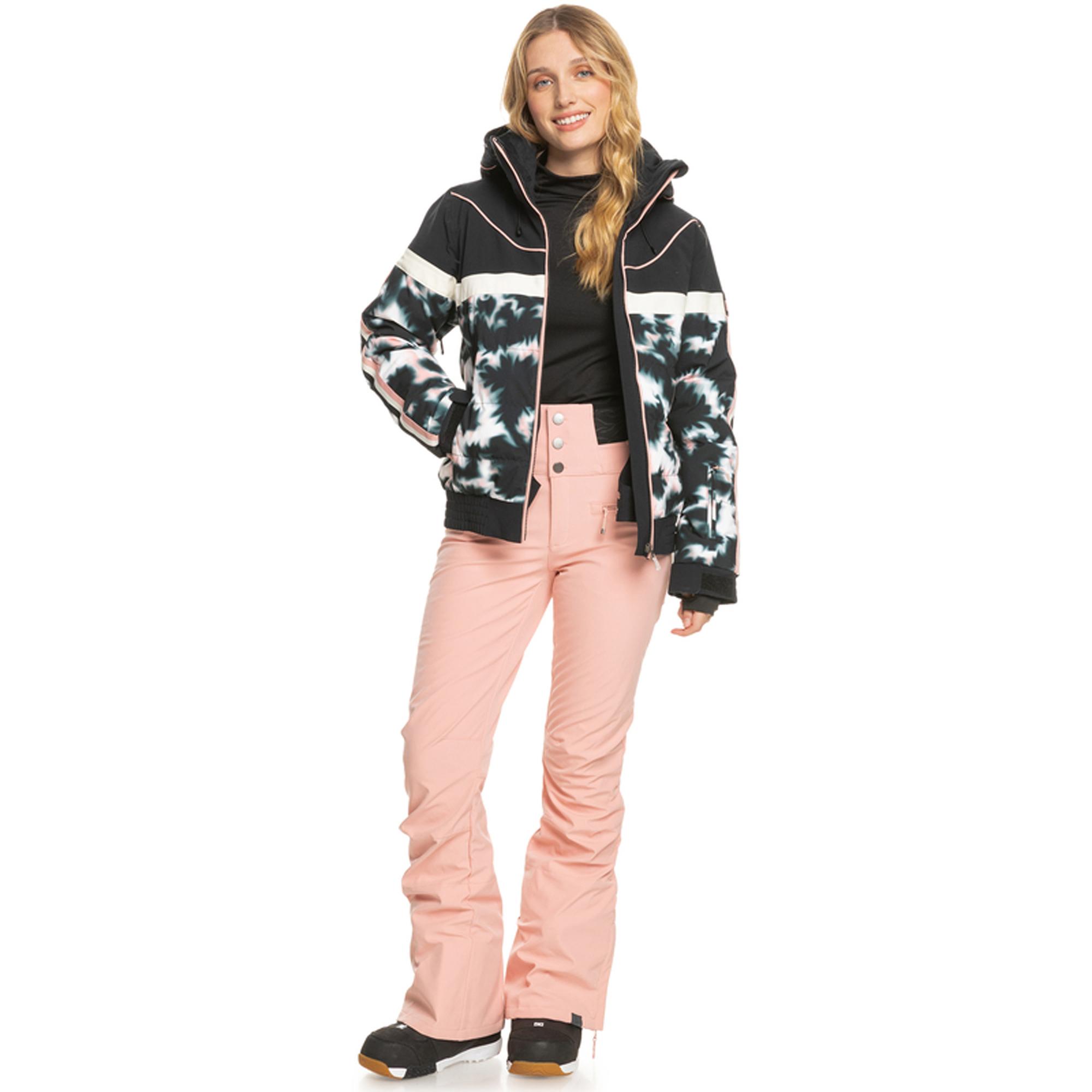 Roxy Kadın Snowboard Pantolonu Rising High Gül Kurusu