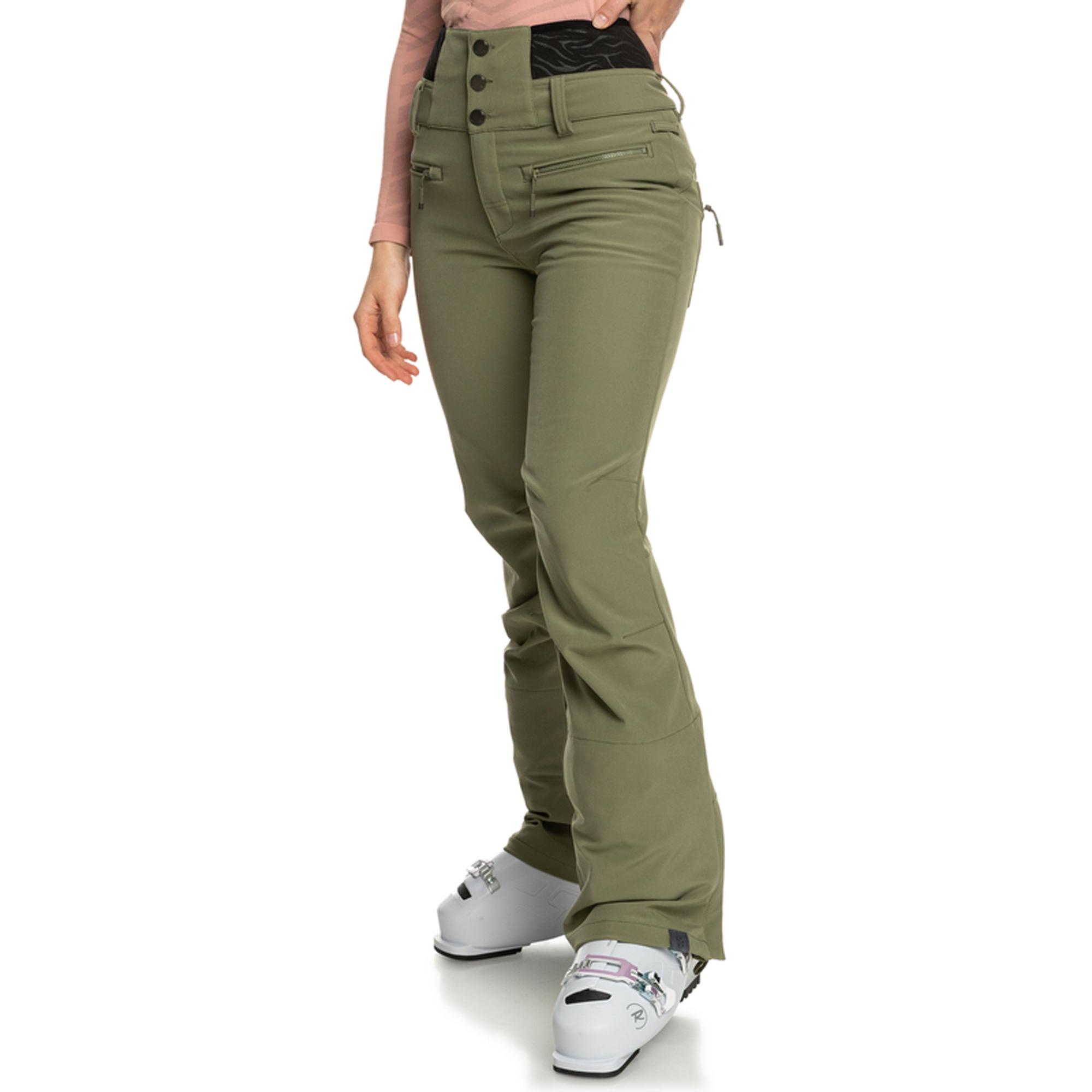 Roxy Kadın Snowboard Pantolonu Rising High Yeşil