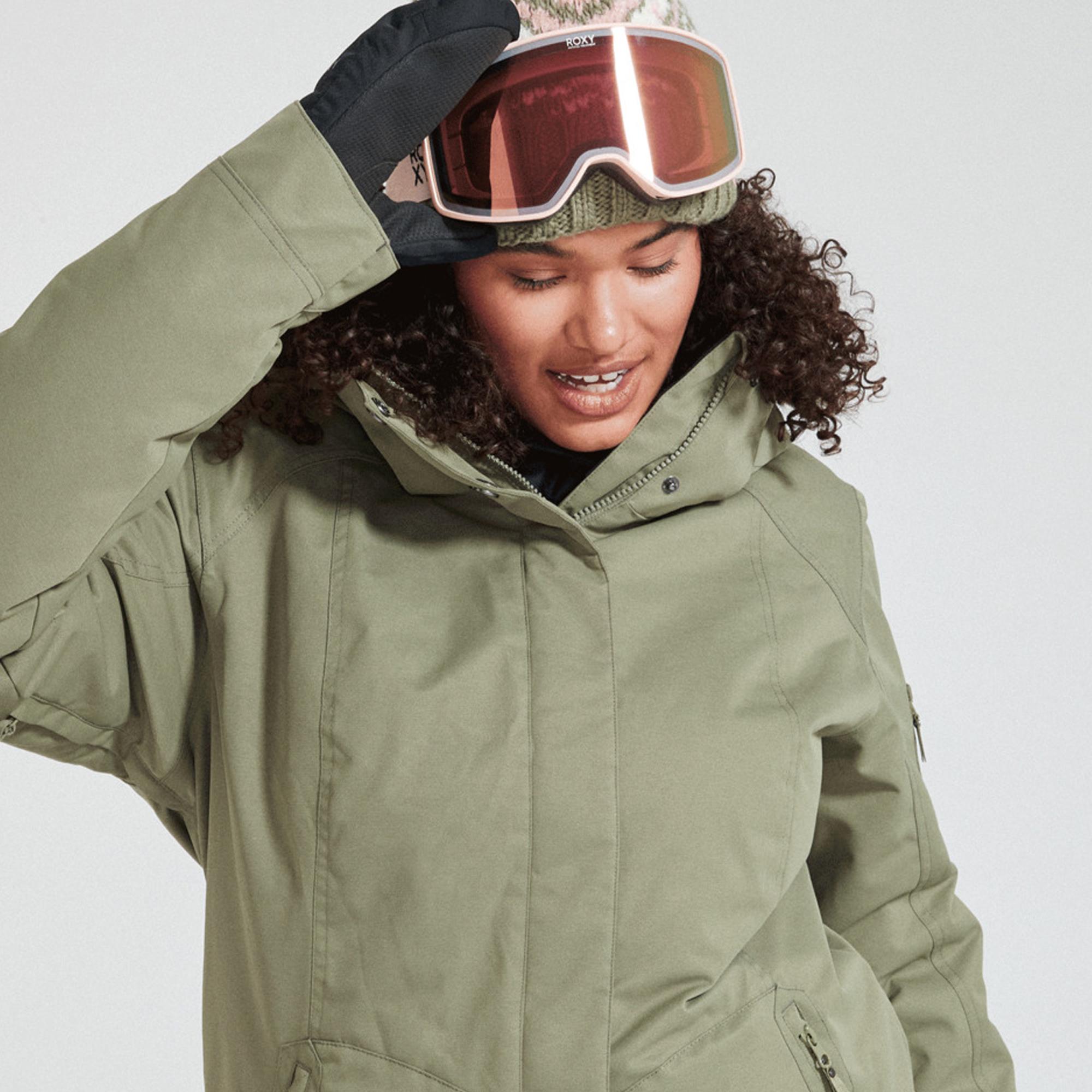 Roxy Kadın Snowboard Ceketi Meade Yeşil