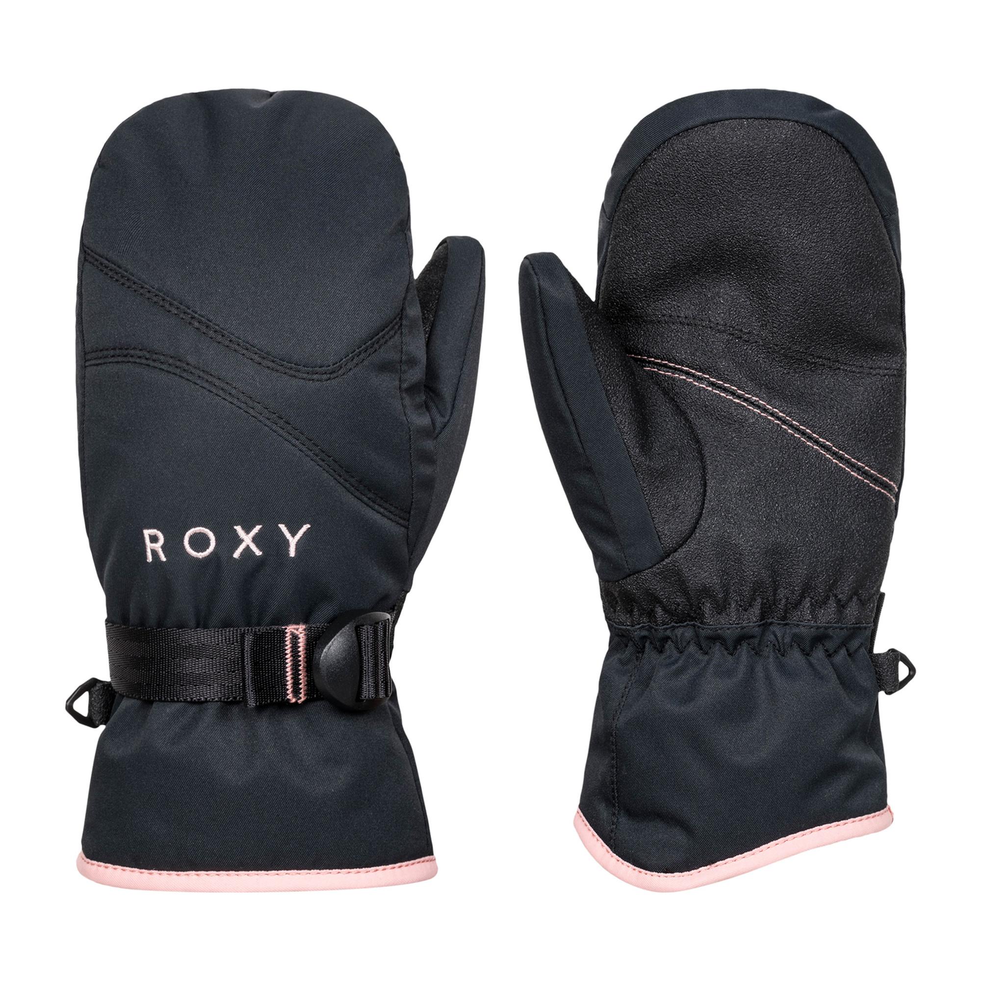 Roxy Kız Çocuk Eldiven Jetty Girl Solid Mitt Siyah
