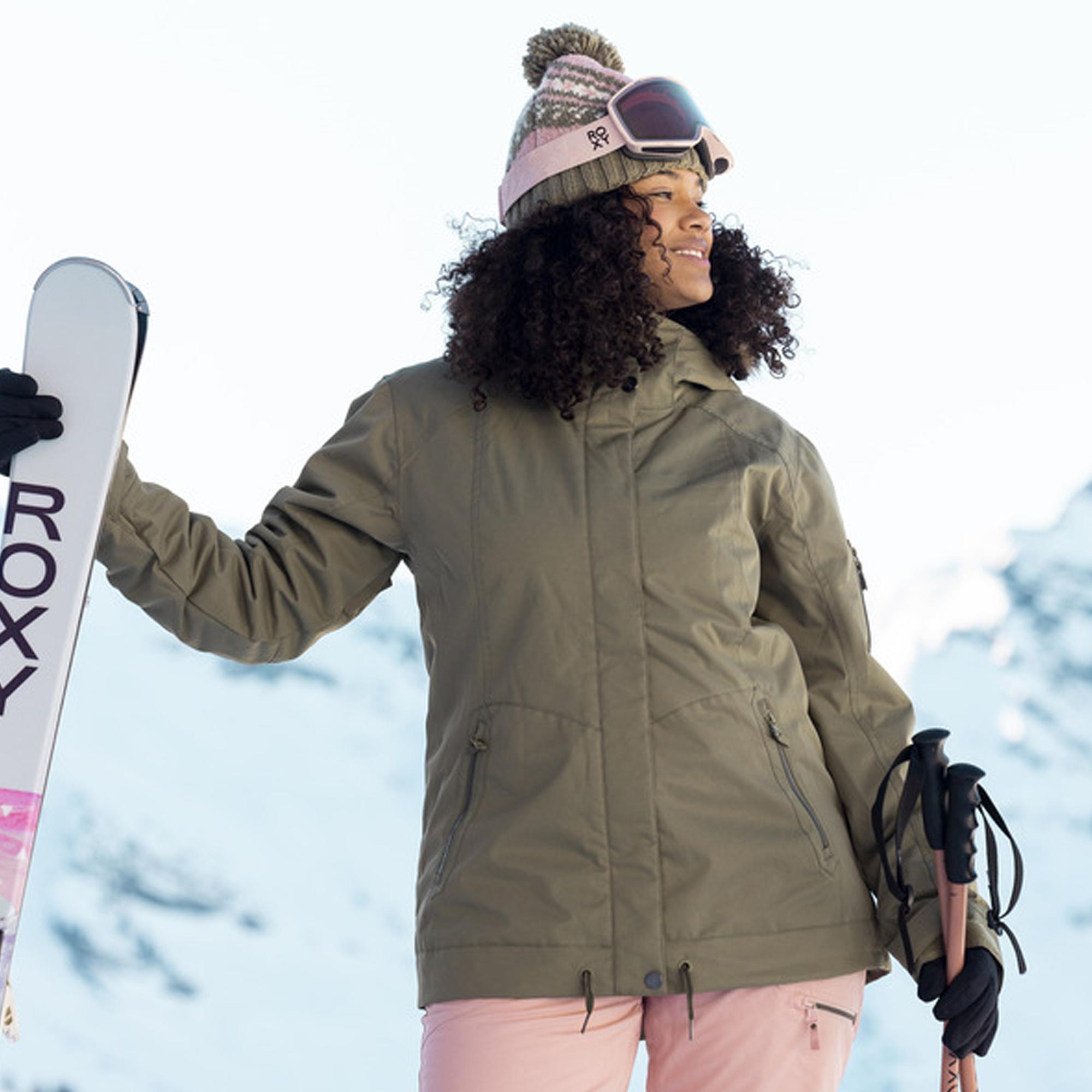 Roxy Kadın Snowboard Ceketi Meade Yeşil