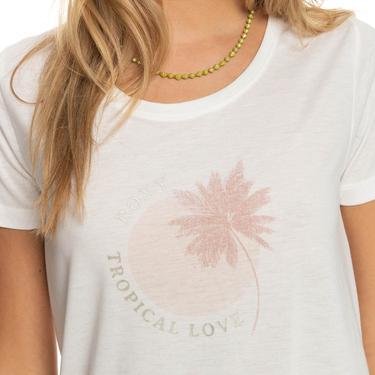  Roxy Chasing The Wave Kadın Beyaz Tişört