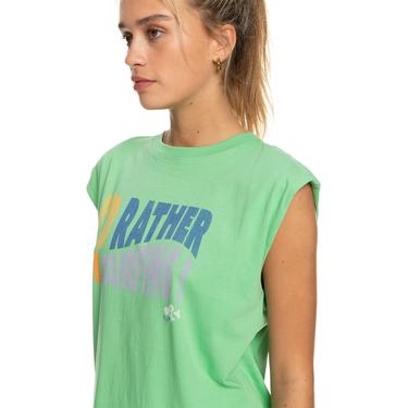  Roxy Smell Of Sea J Kadın Yeşil Tişört