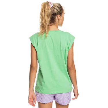  Roxy Smell Of Sea J Kadın Yeşil Tişört