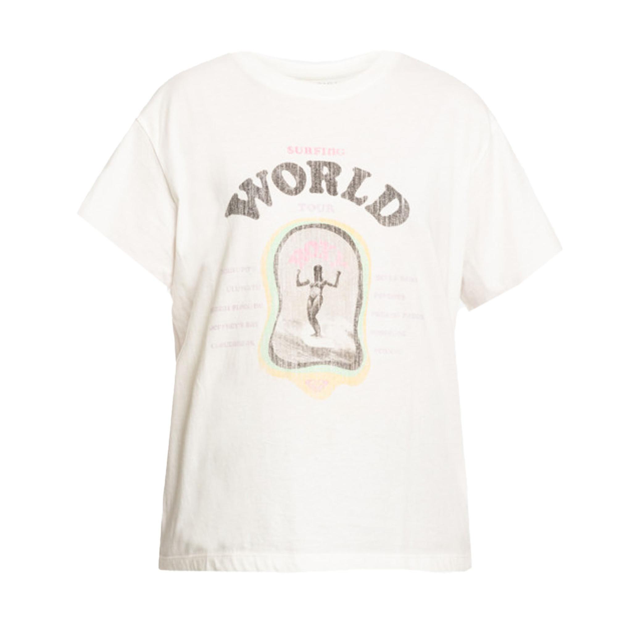 Roxy Moonlight Sun B J Kadın Beyaz Tişört