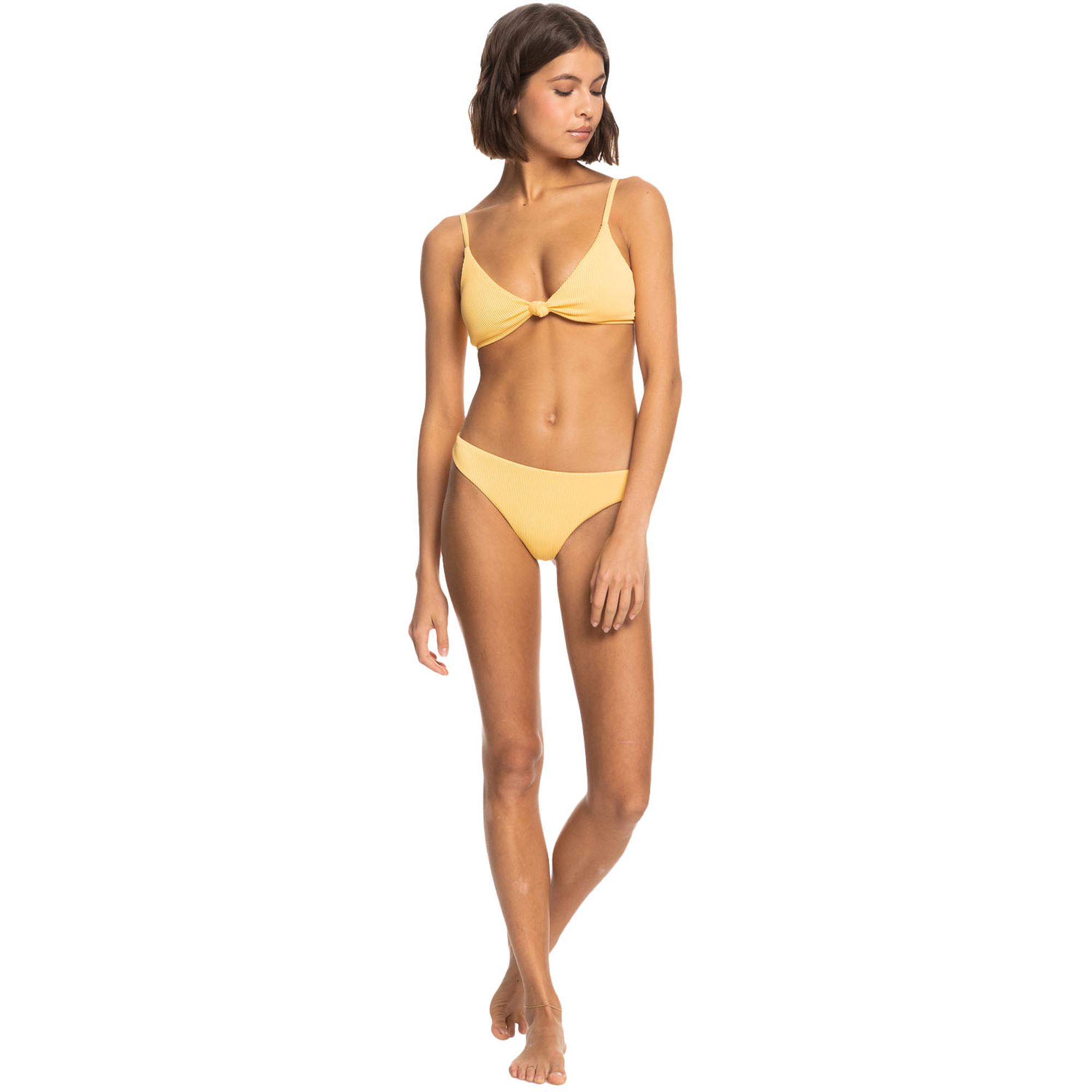Roxy Rib Roxy Love The Surf Knot Kadın Sarı Bikini Üst