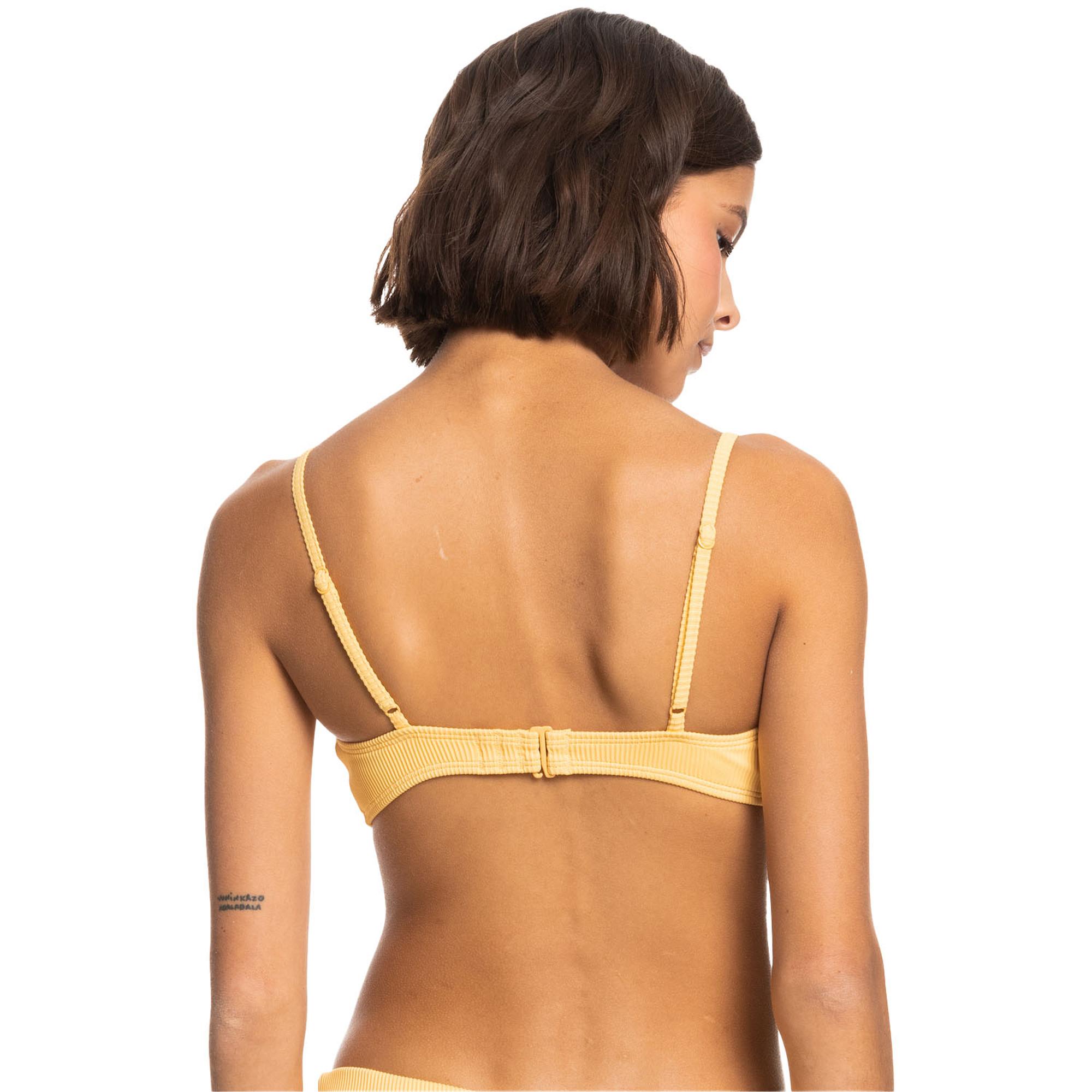 Roxy Rib Roxy Love The Surf Knot Kadın Sarı Bikini Üst