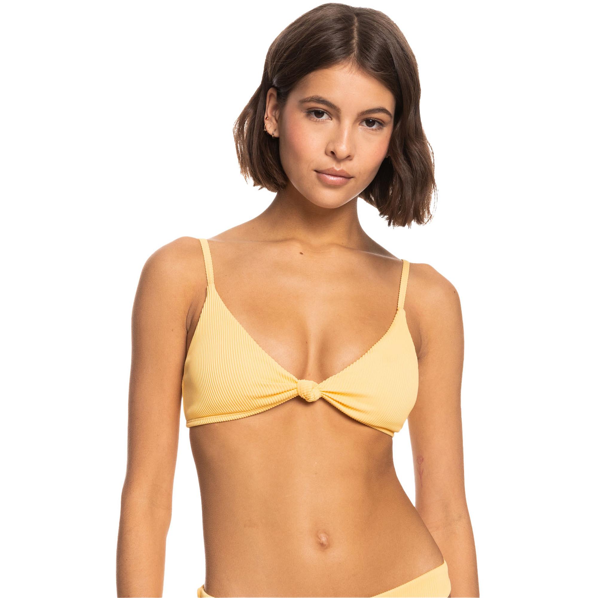 Roxy Rib Roxy Love The Surf Knot Kadın Sarı Bikini Üst