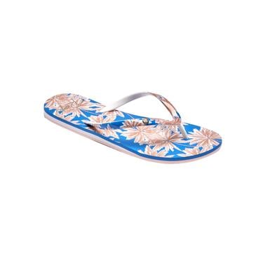 Roxy Portofino III Kadın Mavi Terlik