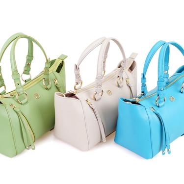  Garten Yeşil Kadın Deri El Çantası