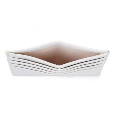  Beyaz Kadın Deri Kartlık