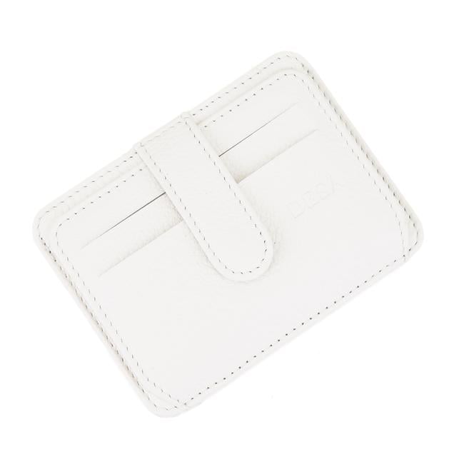  Lerona Beyaz Deri Kartlık