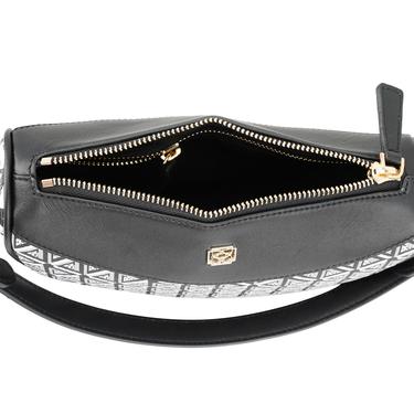  Aciano Siyah Kadın Monogram Omuz Çantası