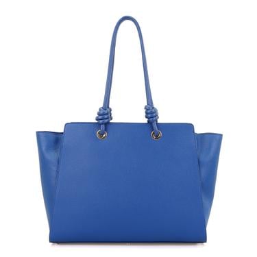  Aster Lacivert Kadın Deri Alışveriş Çantası