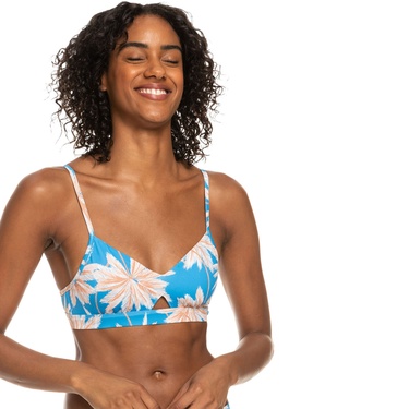  Roxy Pt Roxy Love The Cross Step Kadın Mavi Bikini Üst