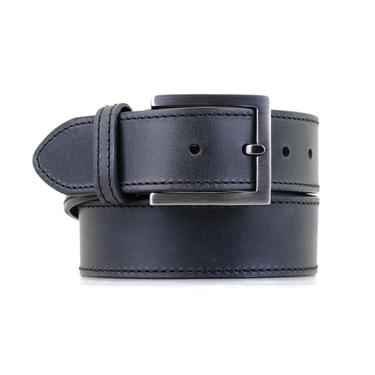  Harvey Siyah Erkek Vintage Spor Deri Kemer