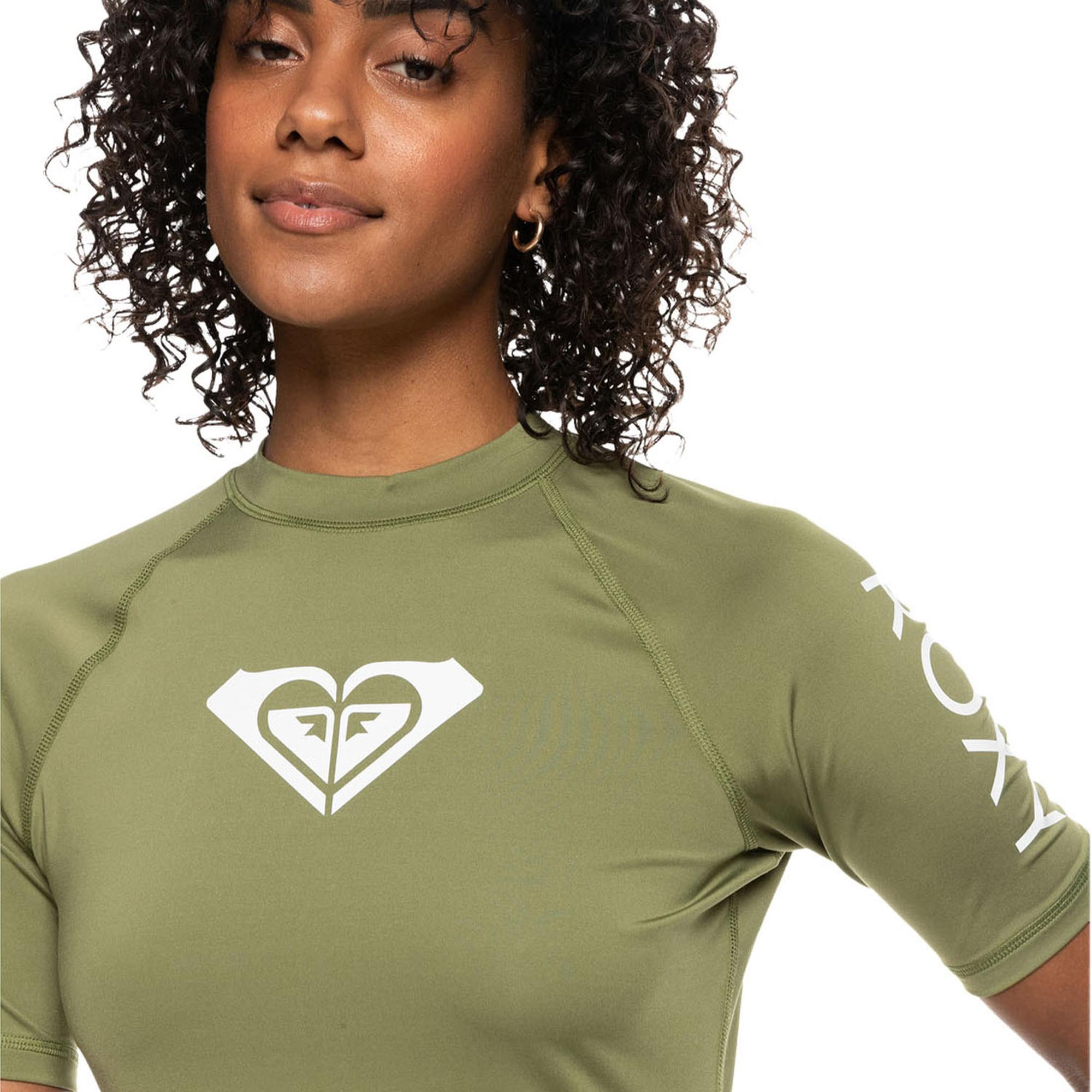 Roxy Kadın Lycra Whole Hearted LS Yeşil