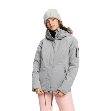  Roxy Kadın Snowboard Ceketi Meade Gri