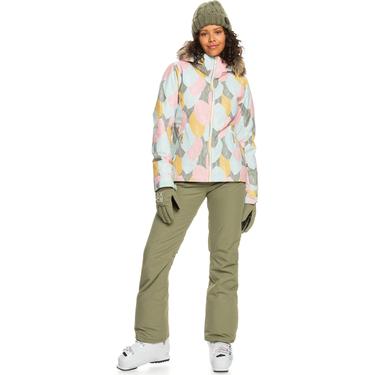  Roxy Kadın Snowboard Ceketi Jet Ski Yeşil
