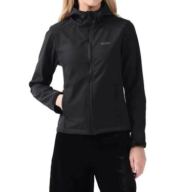  Roxy Kadın Mont Colddays Siyah Kapüşonlu