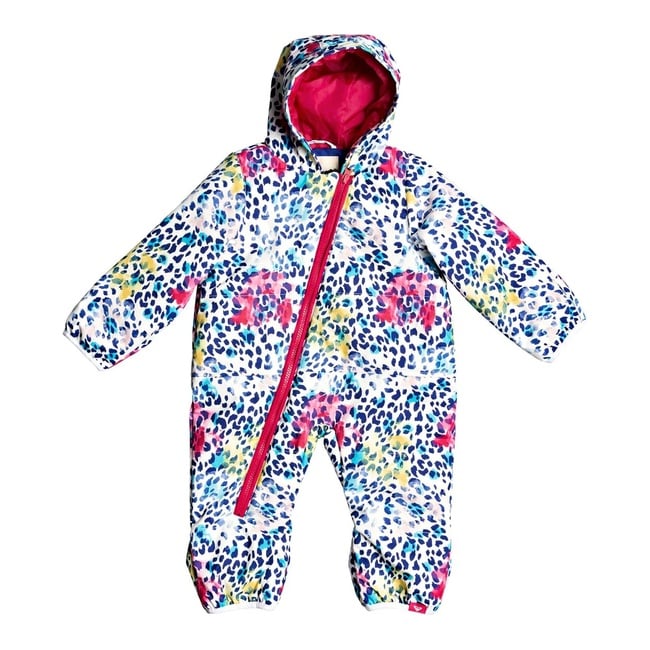  Roxy Kız Çocuk Snowboard Tulumu Rose Jumpsuit I Snsu Beyaz