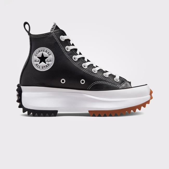  Converse Run Star Hike Platform Foundational Leather Unisex Siyah Sneaker