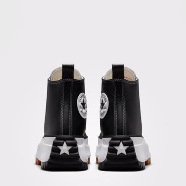 Converse Run Star Hike Platform Foundational Leather Unisex Siyah Sneaker