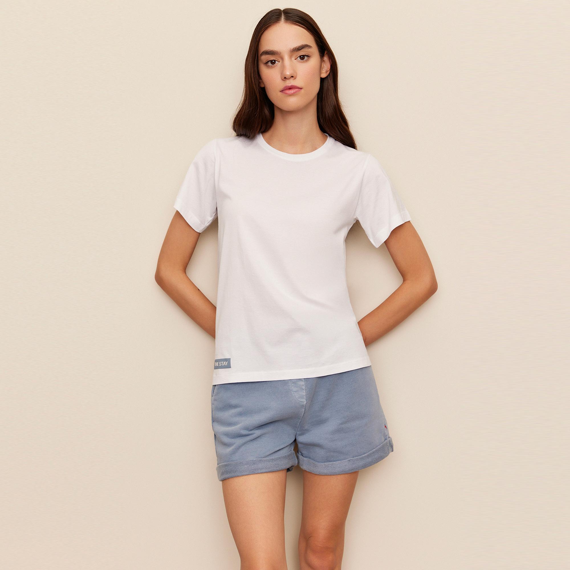 The Stay Line Leda Pastoral Kadın Beyaz T-Shirt