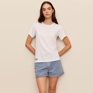  The Stay Line Leda Pastoral Kadın Beyaz T-Shirt