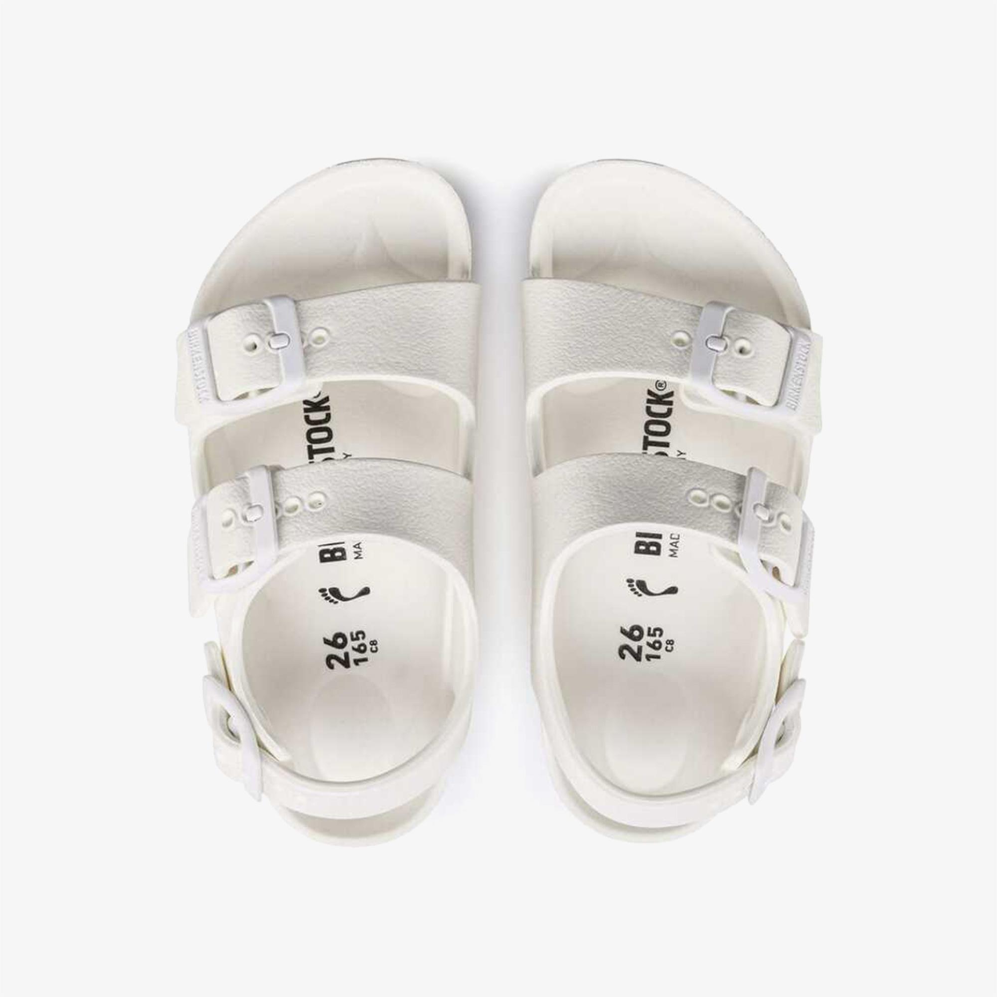 Birkenstock Milano Eva Bebek Beyaz Sandalet