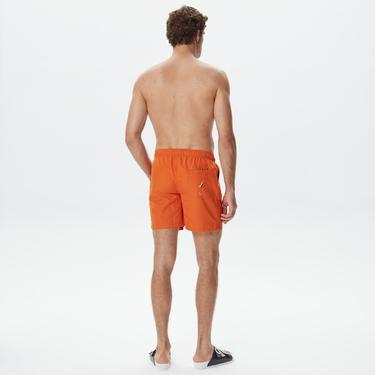  Nautica Erkek Turuncu Standart Fit Mayo Şort