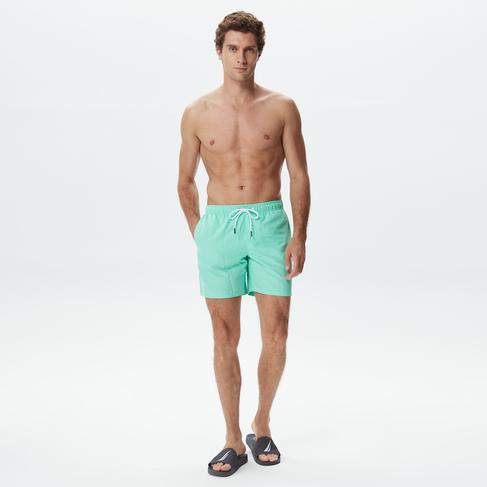  Nautica Erkek Yeşil Standart Fit Mayo Şort