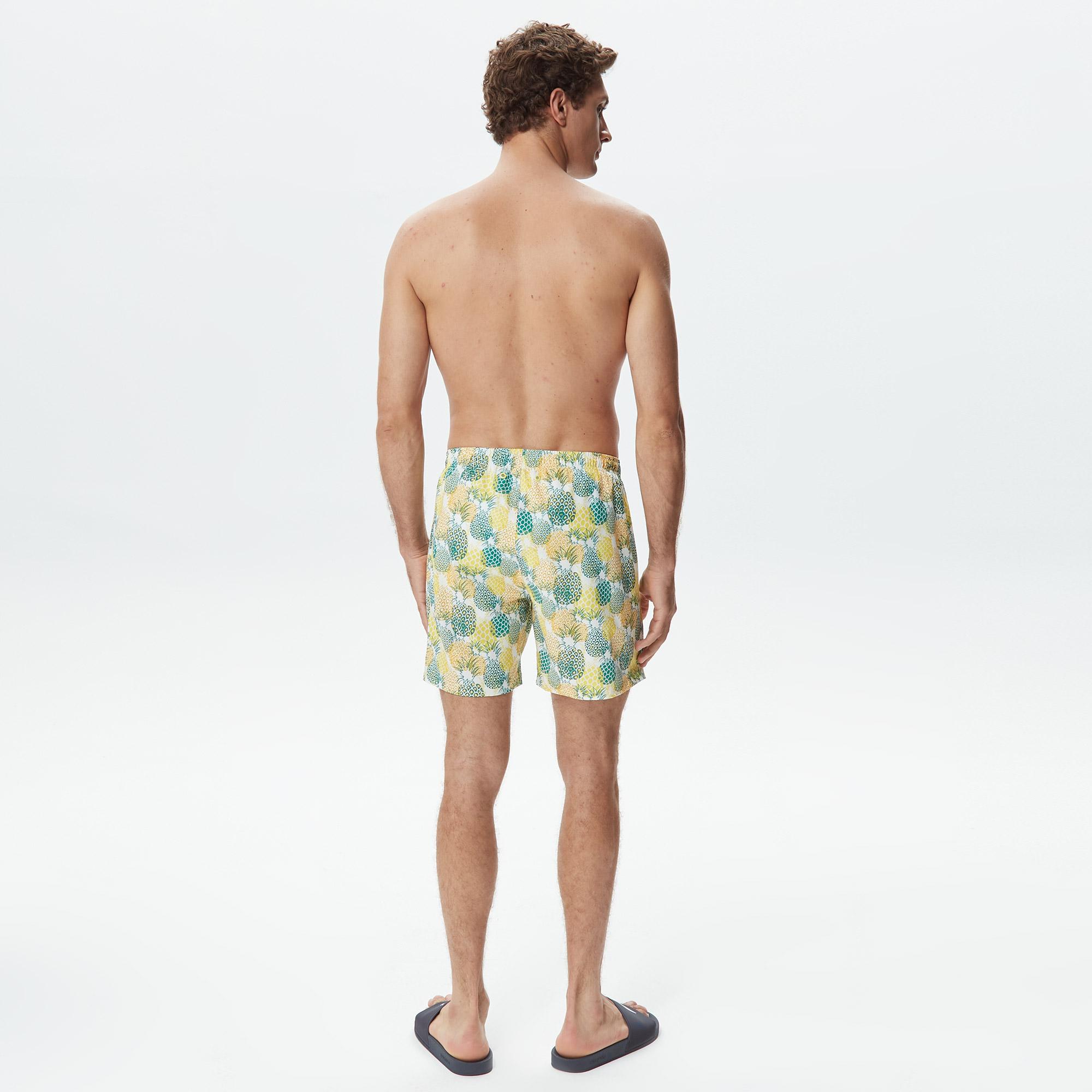 Nautica Classic Fit Erkek Sarı Deniz Şortu