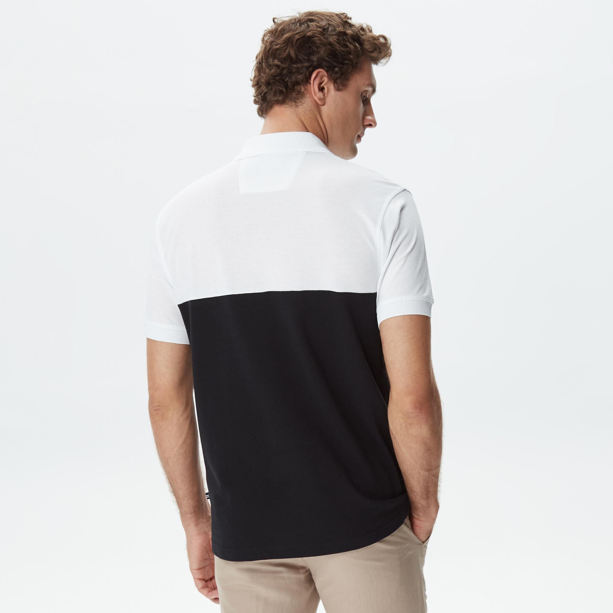 Nautica Erkek Beyaz Classic Fit Kısa Kollu Polo