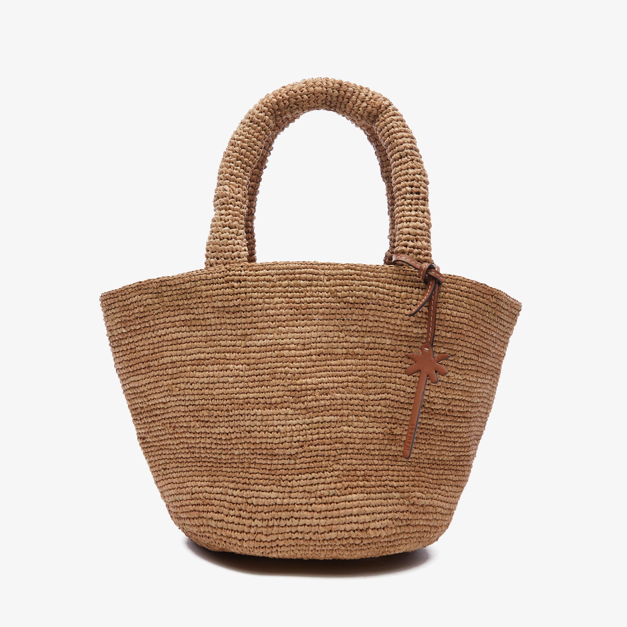 Manebi Summer Medium Kadın Krem Rengi El Çantası