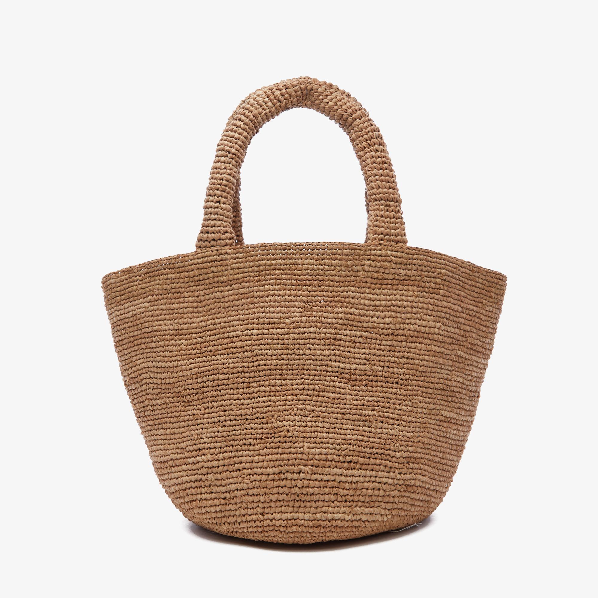 Manebi Summer Medium Kadın Krem Rengi El Çantası