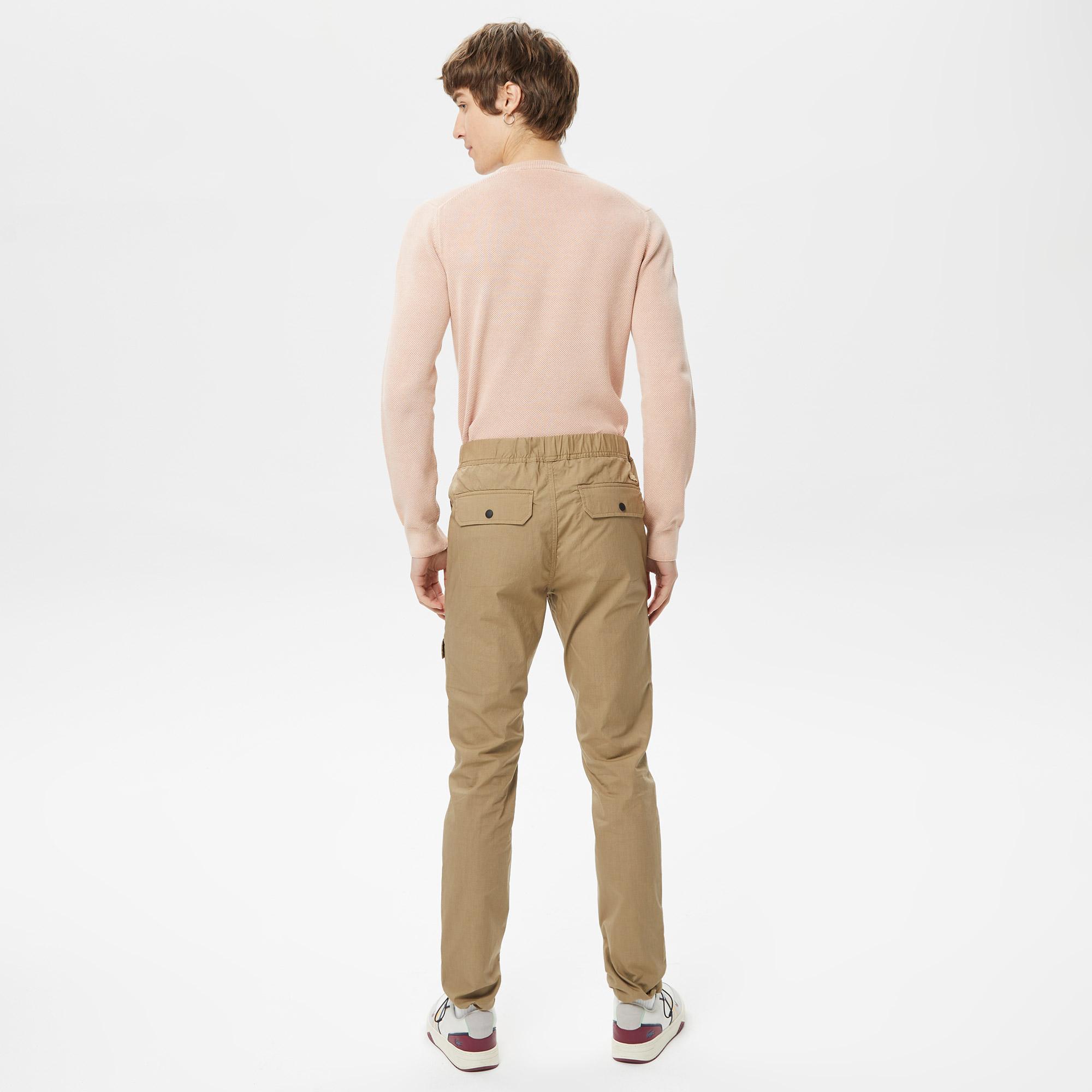 Erkek Jogger Fit Bej Pantolon