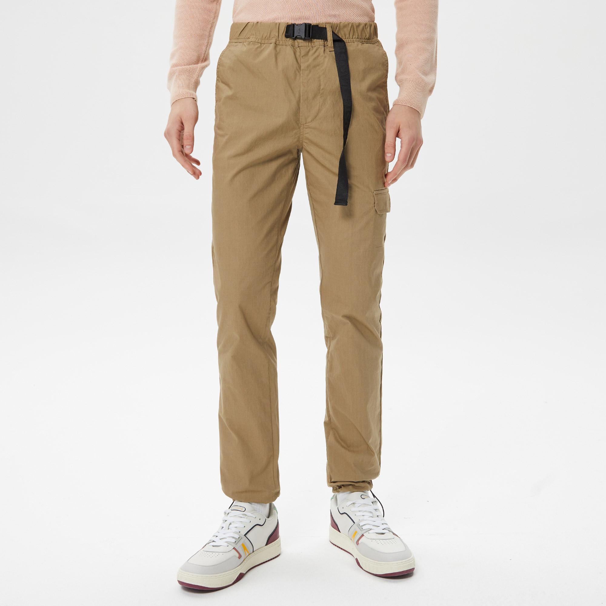 Erkek Jogger Fit Bej Pantolon