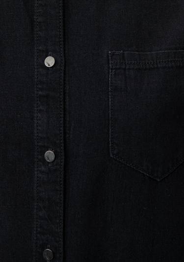  Mavi Liz Koyu Gri Jean Elbise 130656-34926