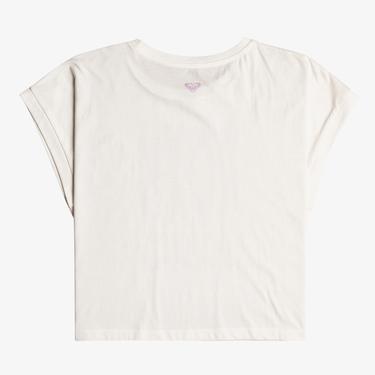  Quiksilver Alone On The Beach Kadın Beyaz T-Shirt