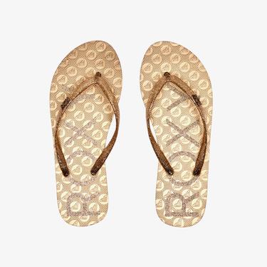  Roxy Viva Sparkle Kadın Kahverengi Terlik