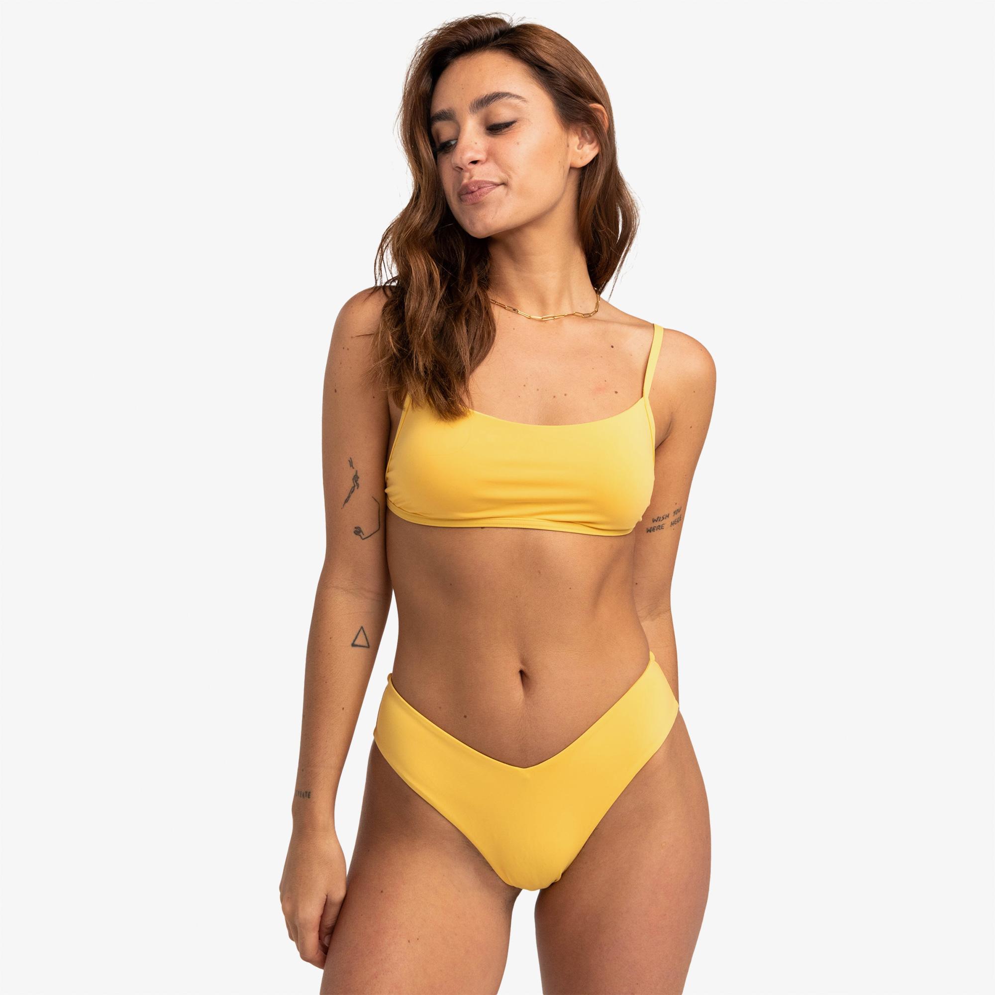 Billabong Sol Searcher Bralette Kadın Sarı Bikini Üstü
