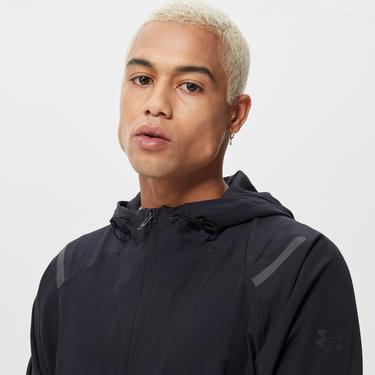  Under Armour Unstoppable Jacket Erkek Siyah Sweatshirt