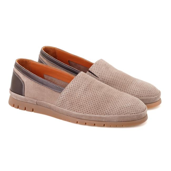  Alma Kahve Erkek Süet Deri Loafer