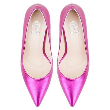  Kadın Pembe Topuklu Abiye Ayakkabı
