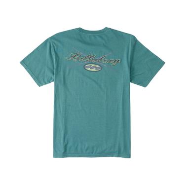  Billabong Crossboards Ss Ww Erkek Yeşil Tişört