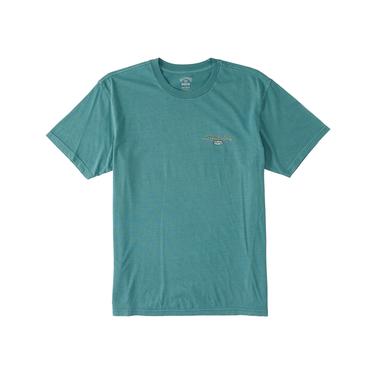  Billabong Crossboards Ss Ww Erkek Yeşil Tişört